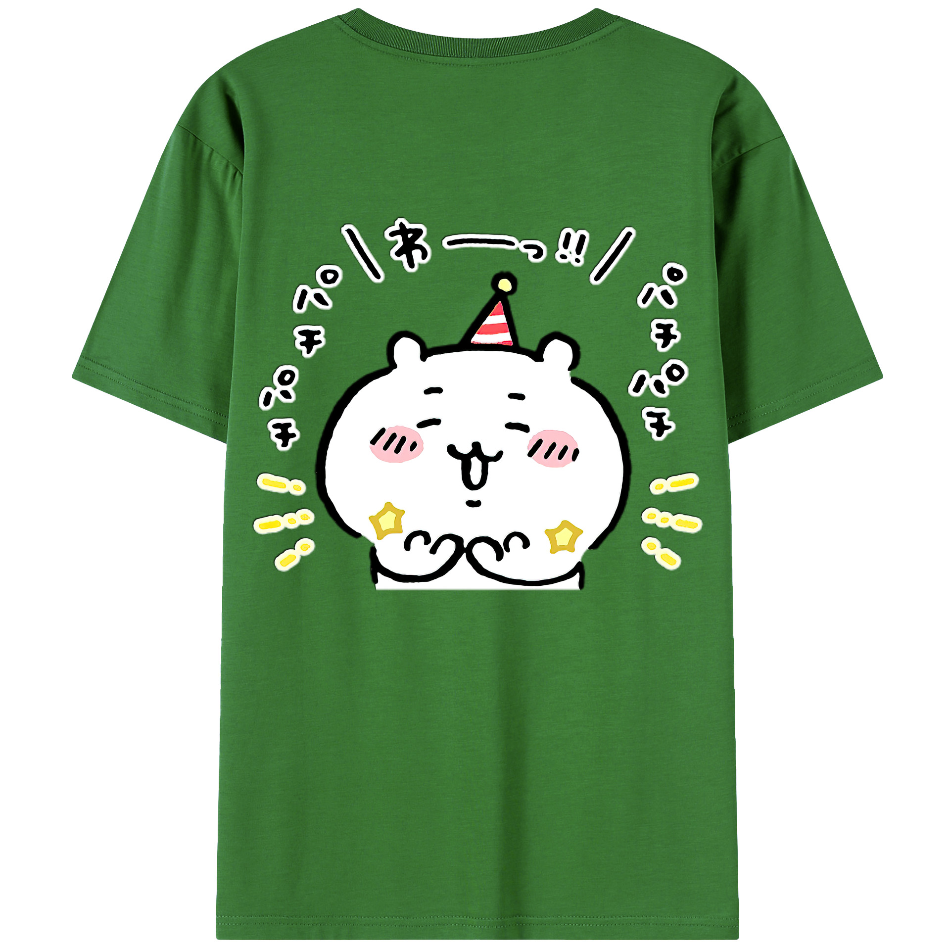 （画像用） ちいかわ ちいかわ Chii-kawa chiikawa レディース半袖Tシャツ(バックプリント)